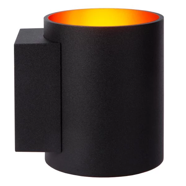 Lucide XERA - Lámpara de pared - Ø 8 cm - 1xG9 - Negro - detalle 1